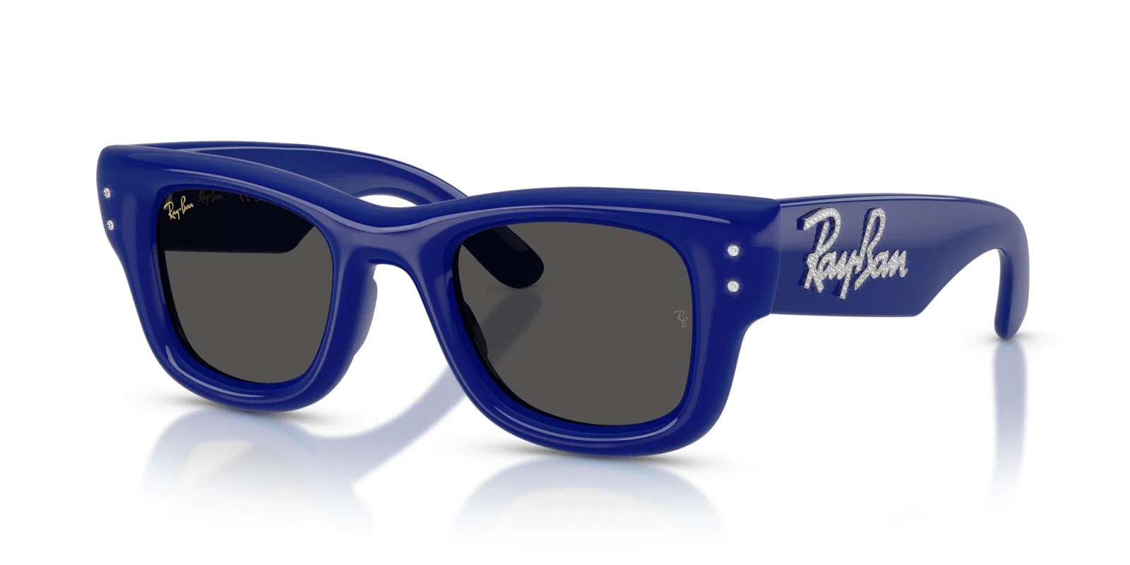 Ray-Ban Wayfarer Puffer 4940B Sunglasses - Green & Strass - view 37